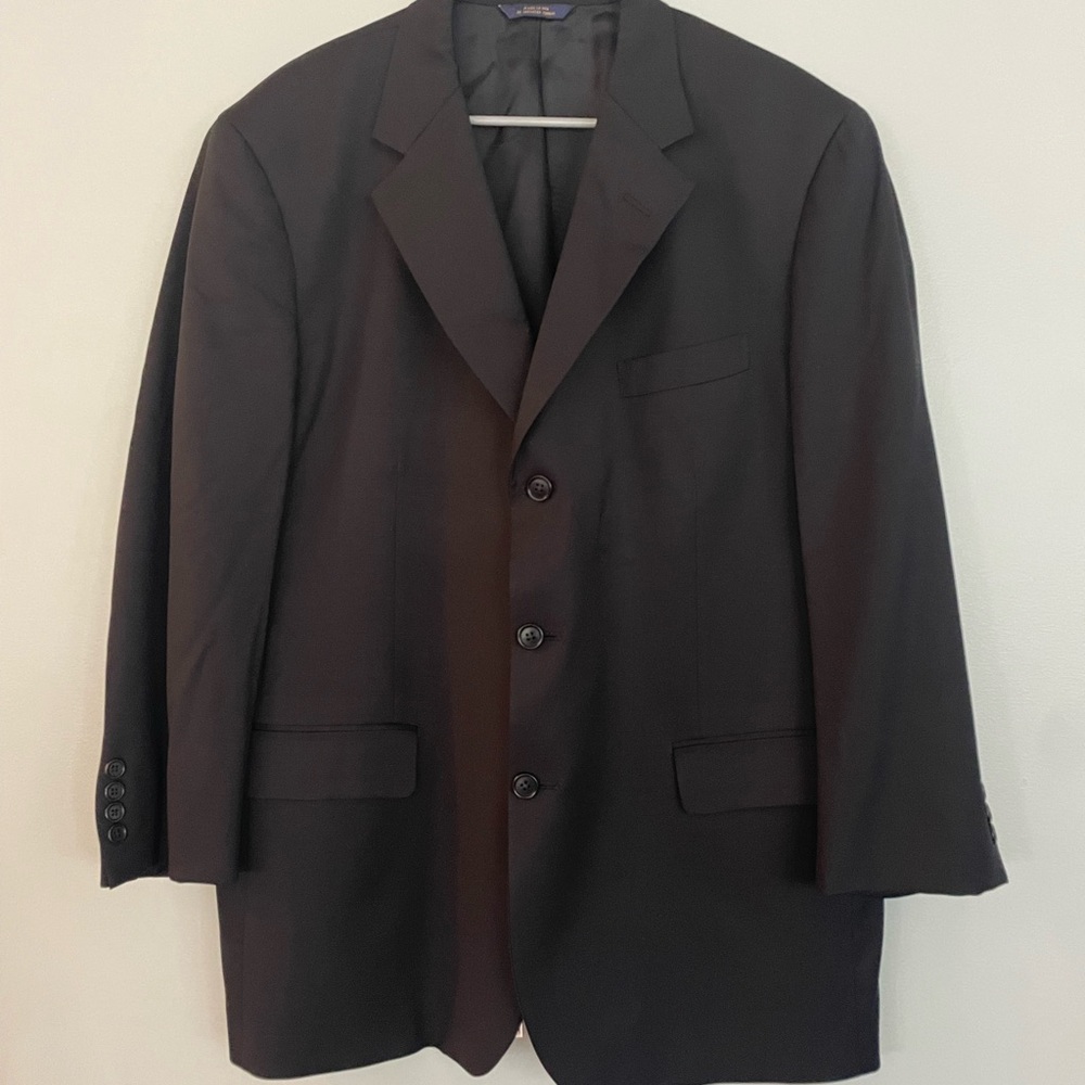 Brooks brothers 45R black 1818  Madison fit suit jacket